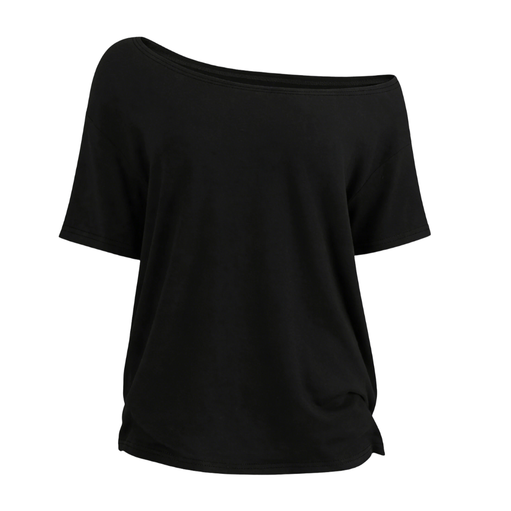 Women's Solid-Color Versatile Short-Sleeve Top